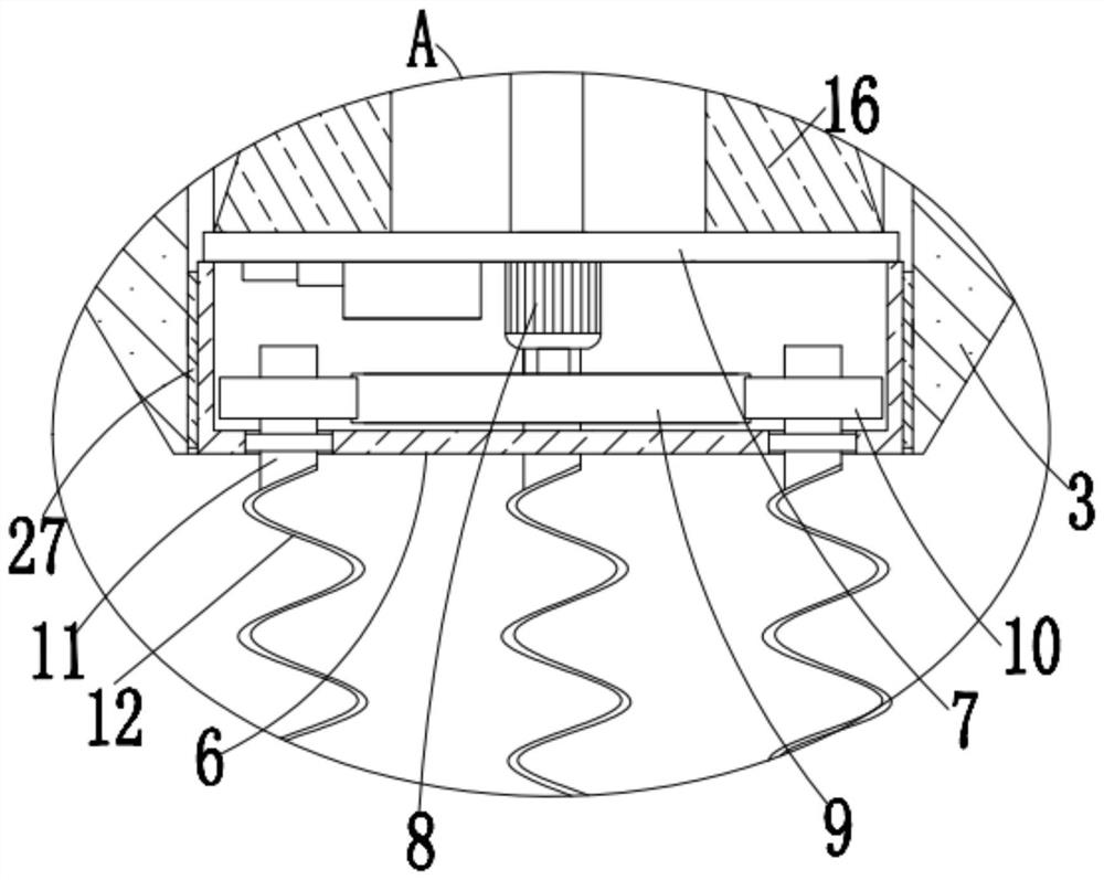 A portable water flow rate measuring device for water conservancy detection