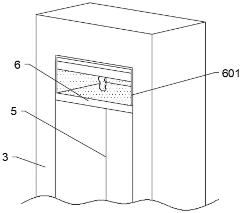 Electric energy measuring instrument cabinet