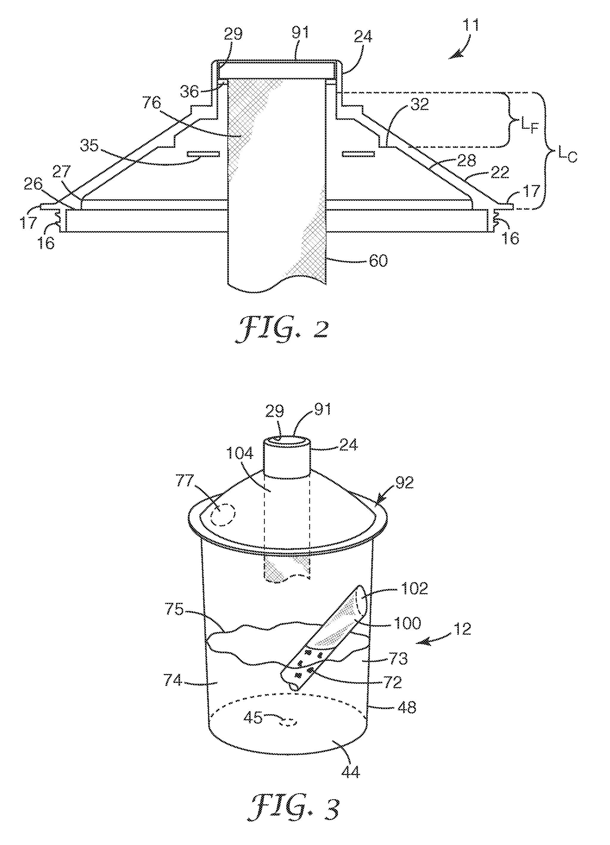 Sampling assembly and method of preparing samples