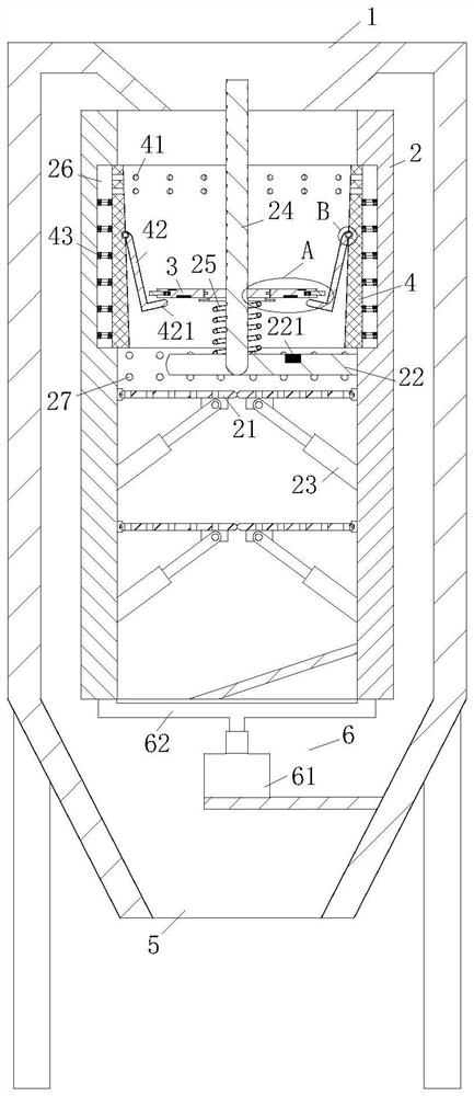 A rice grading machine with high screening efficiency