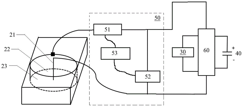 Dynamic electricity simulation device used for depletion-drive development