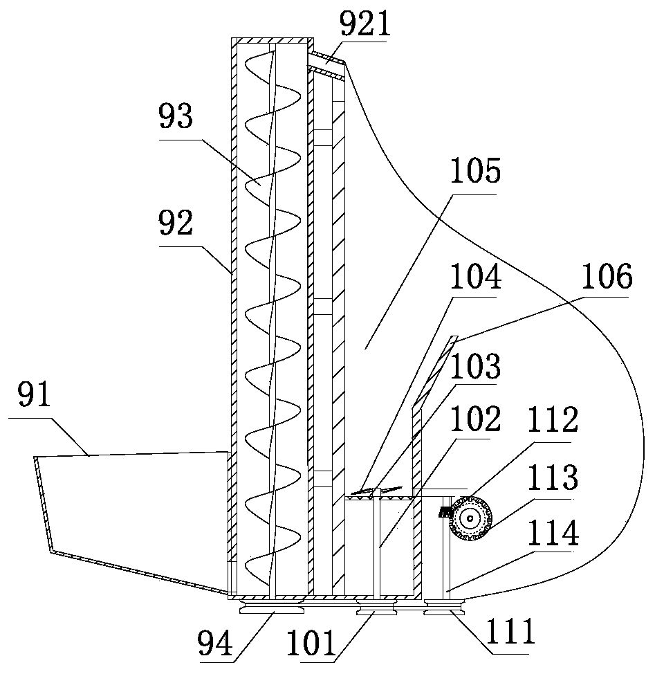 Peanut shelling device for agricultural production