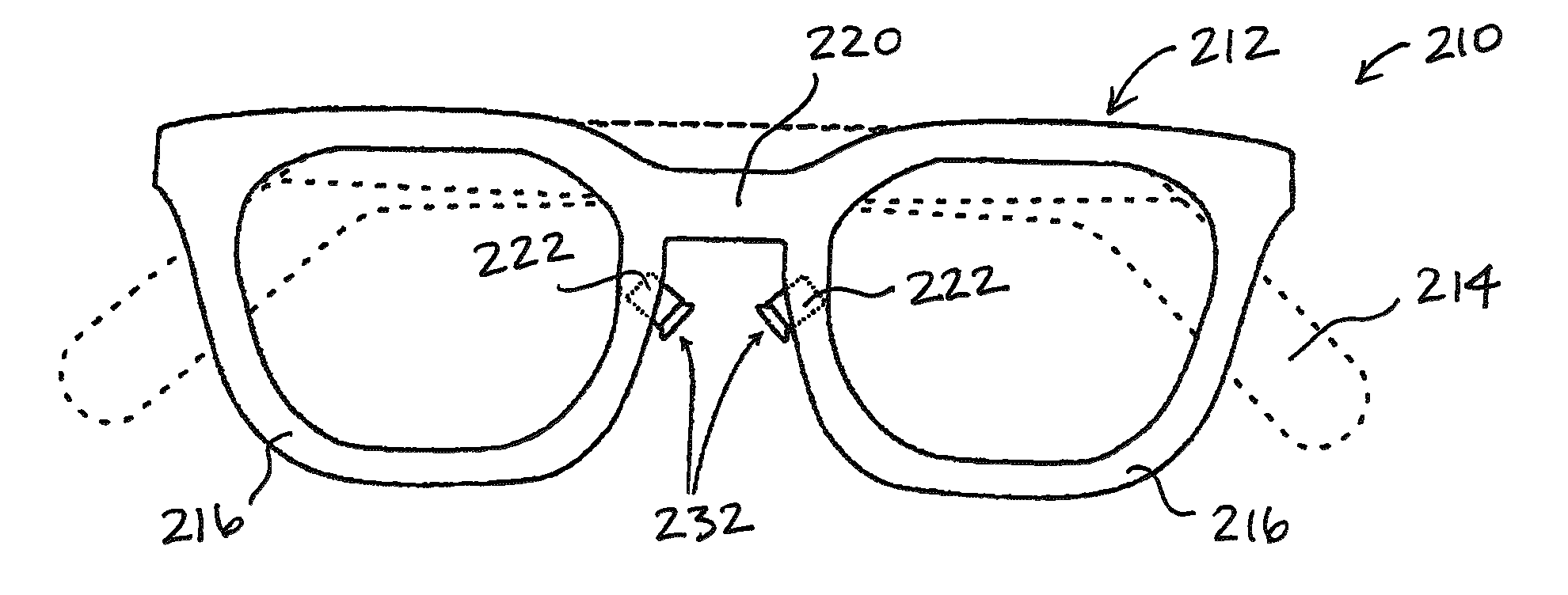 System and apparatus for eyeglass appliance platform