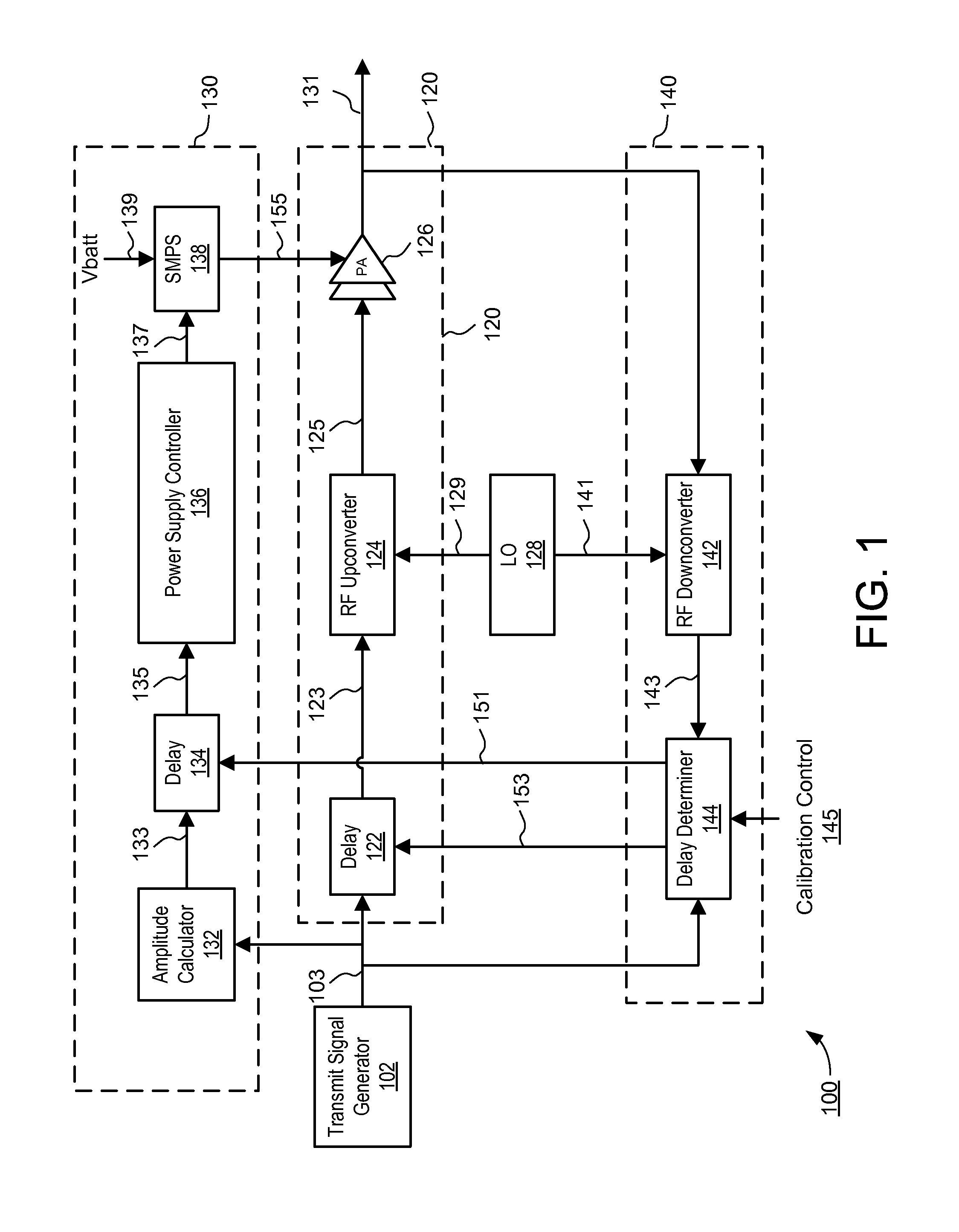 Envelope tracking power amplifier system with delay calibration