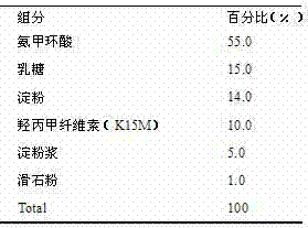 Tranexamic acid sustained-release solid composition and preparation method thereof