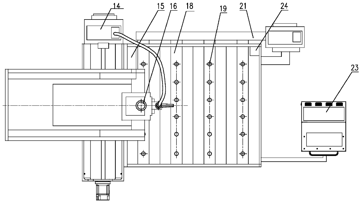 High-precision blade abrasive fluid surface polishing strengthening equipment