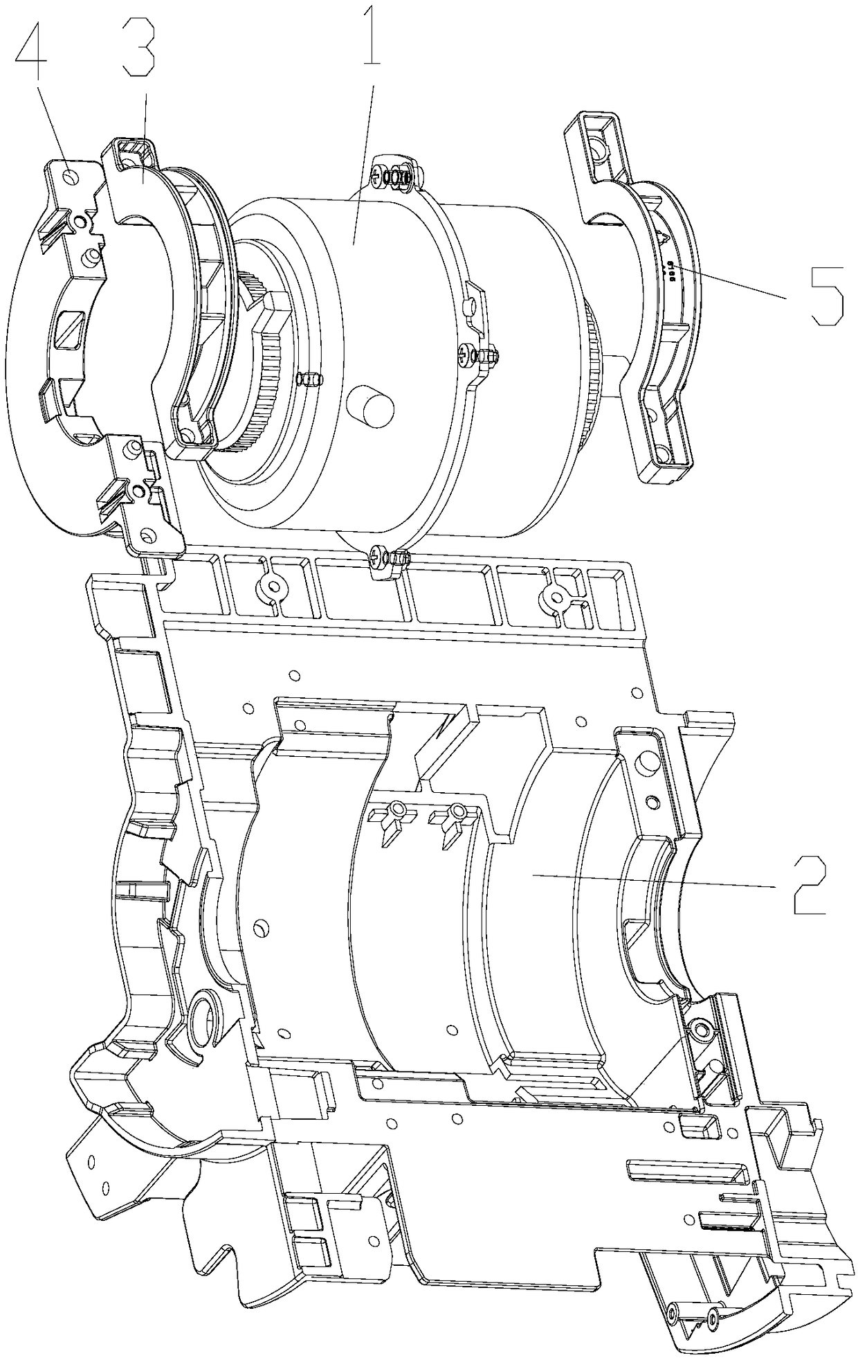 Motor fixing support and air conditioner