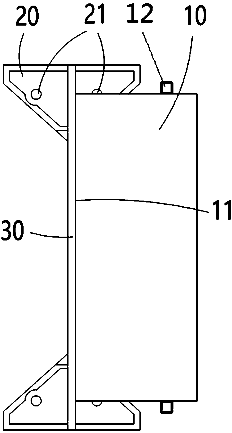 Motor fixing support and air conditioner