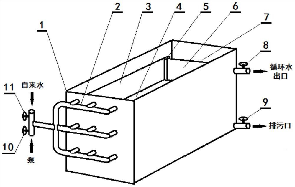 A method and device for urging snails to spit out sediment