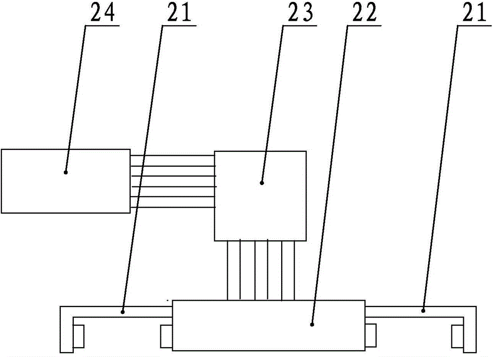 Oscillation dusting machine