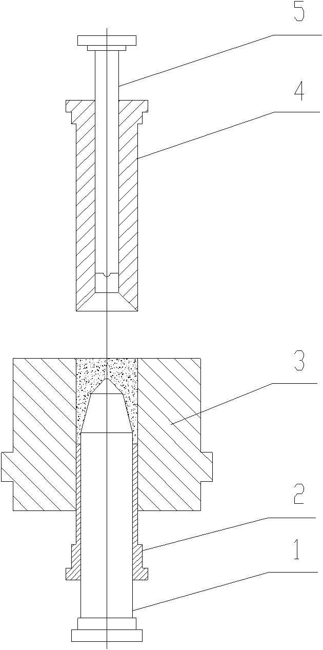 Composition of powder metallurgical perforating charge shell material, professional die and manufacturing method of the powder metallurgical perforating charge shell material