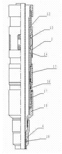 Down-hole steam injection string of thick-oil thermal production well