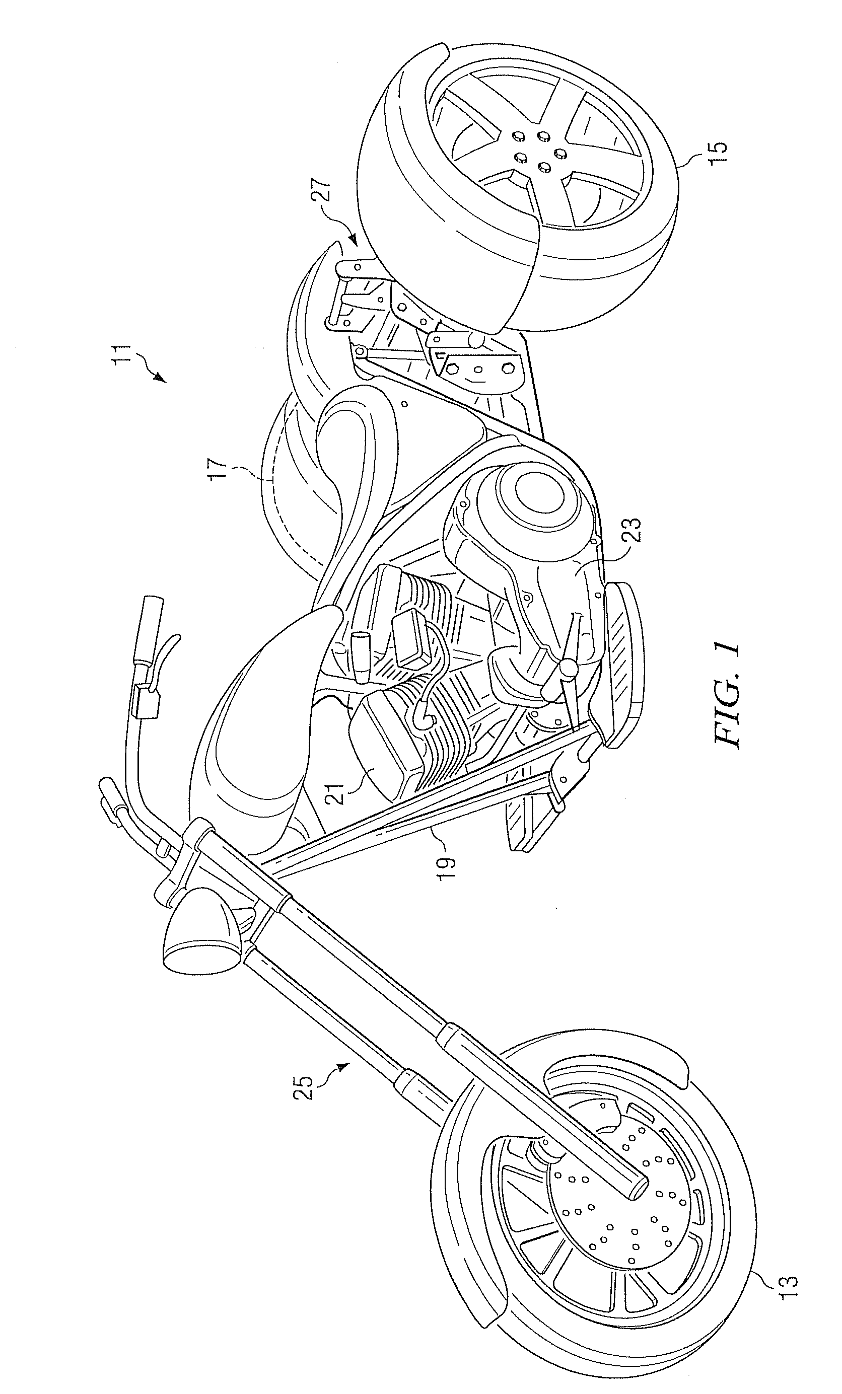 Tilting Independent Suspension System for Motorcycle Trike