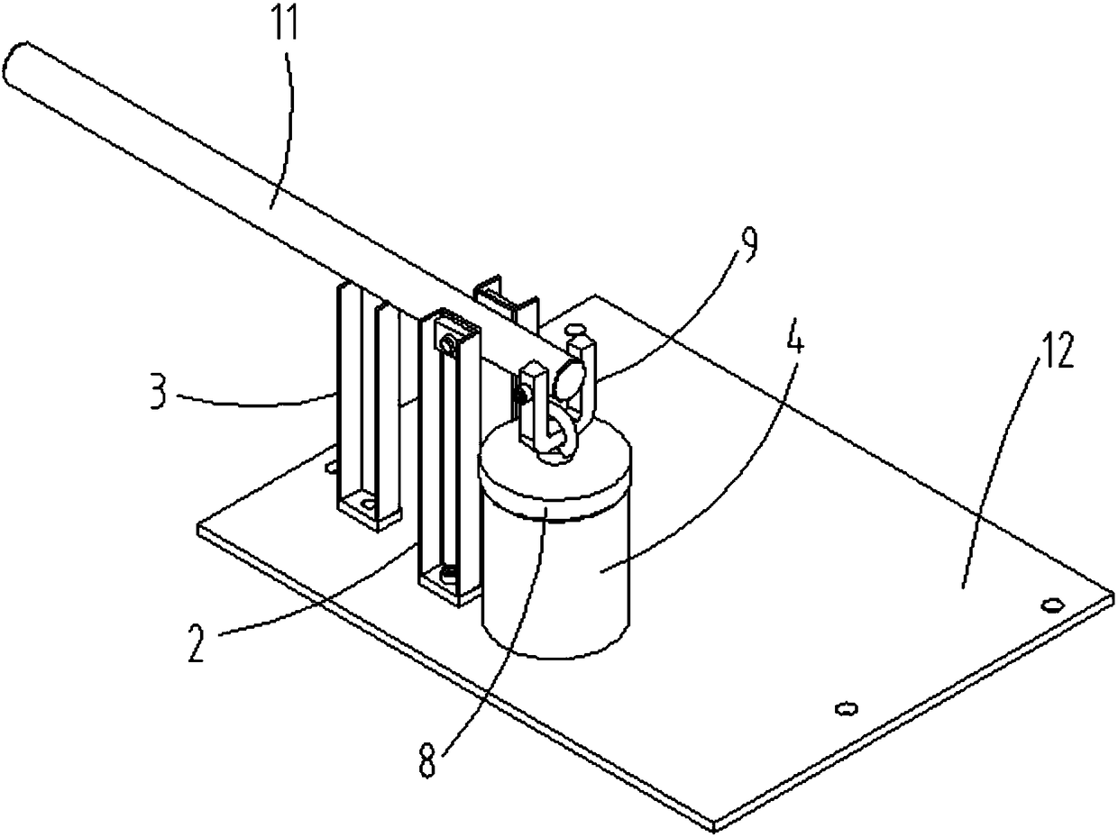 Tool for testing magnetic induction saturation of magnetic suspension motor