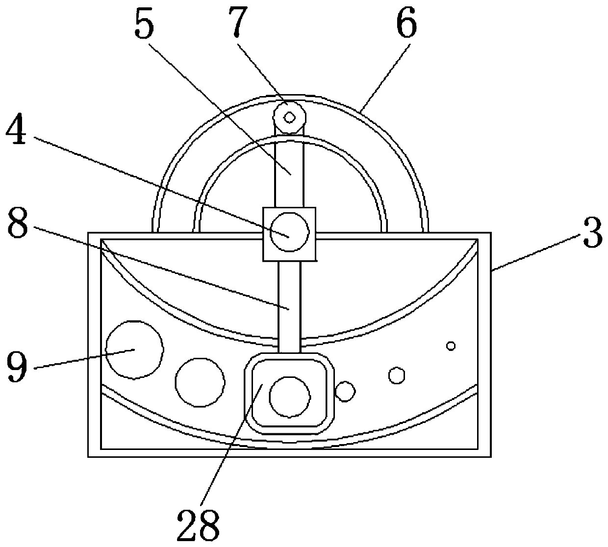 Sterilizing box for agricultural technology research and development