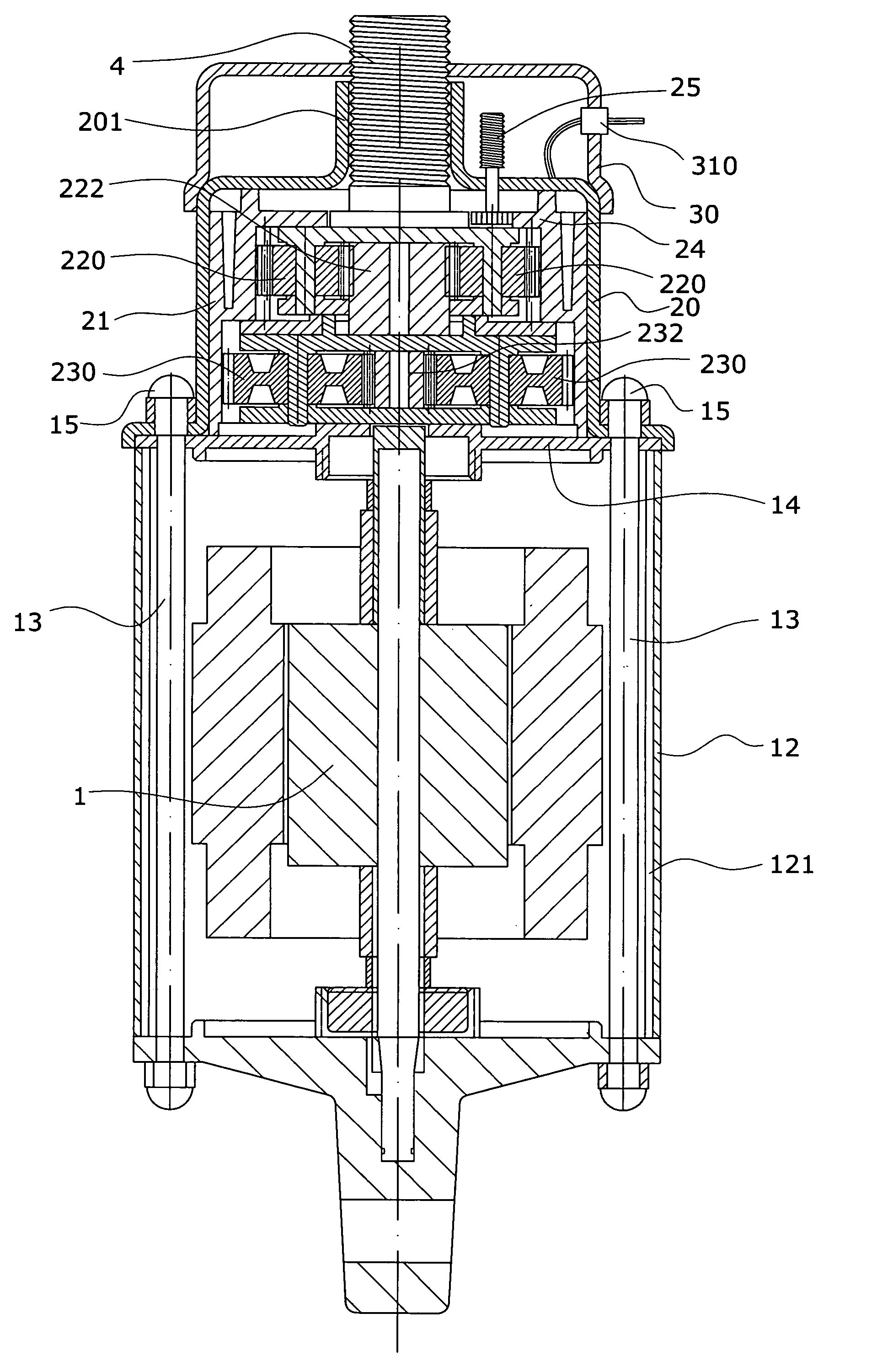 Device of an improvement on the structure of linear actuator