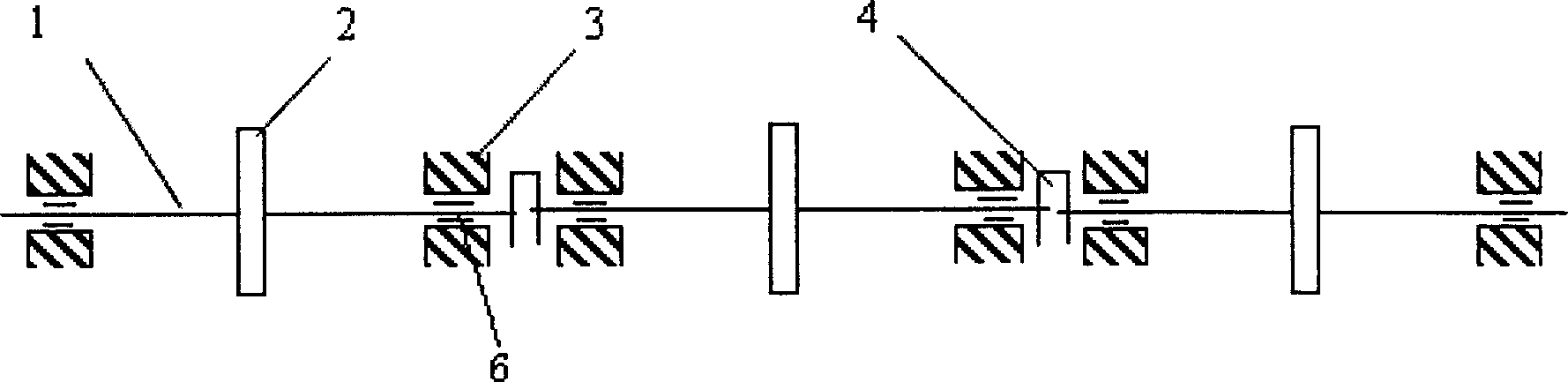 Multifunctional gear rotor bearing system testing apparatus