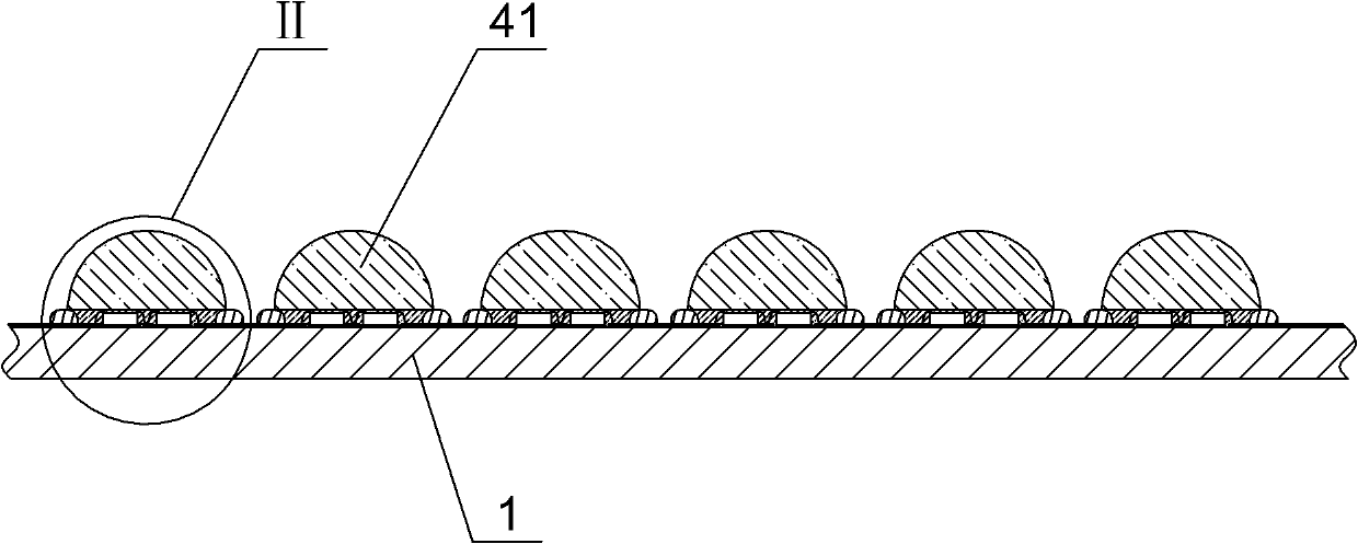 LED integrated light source board and manufacturing method thereof