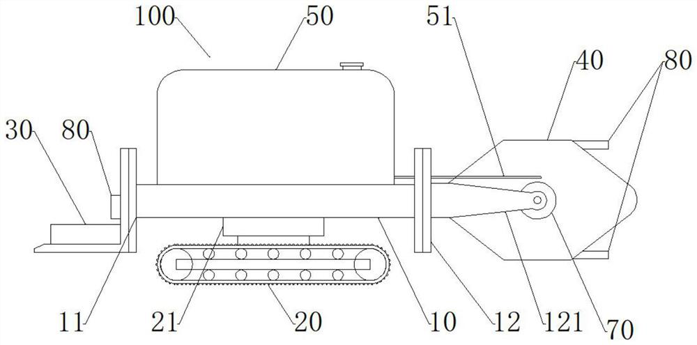 Robot for improving ground structure