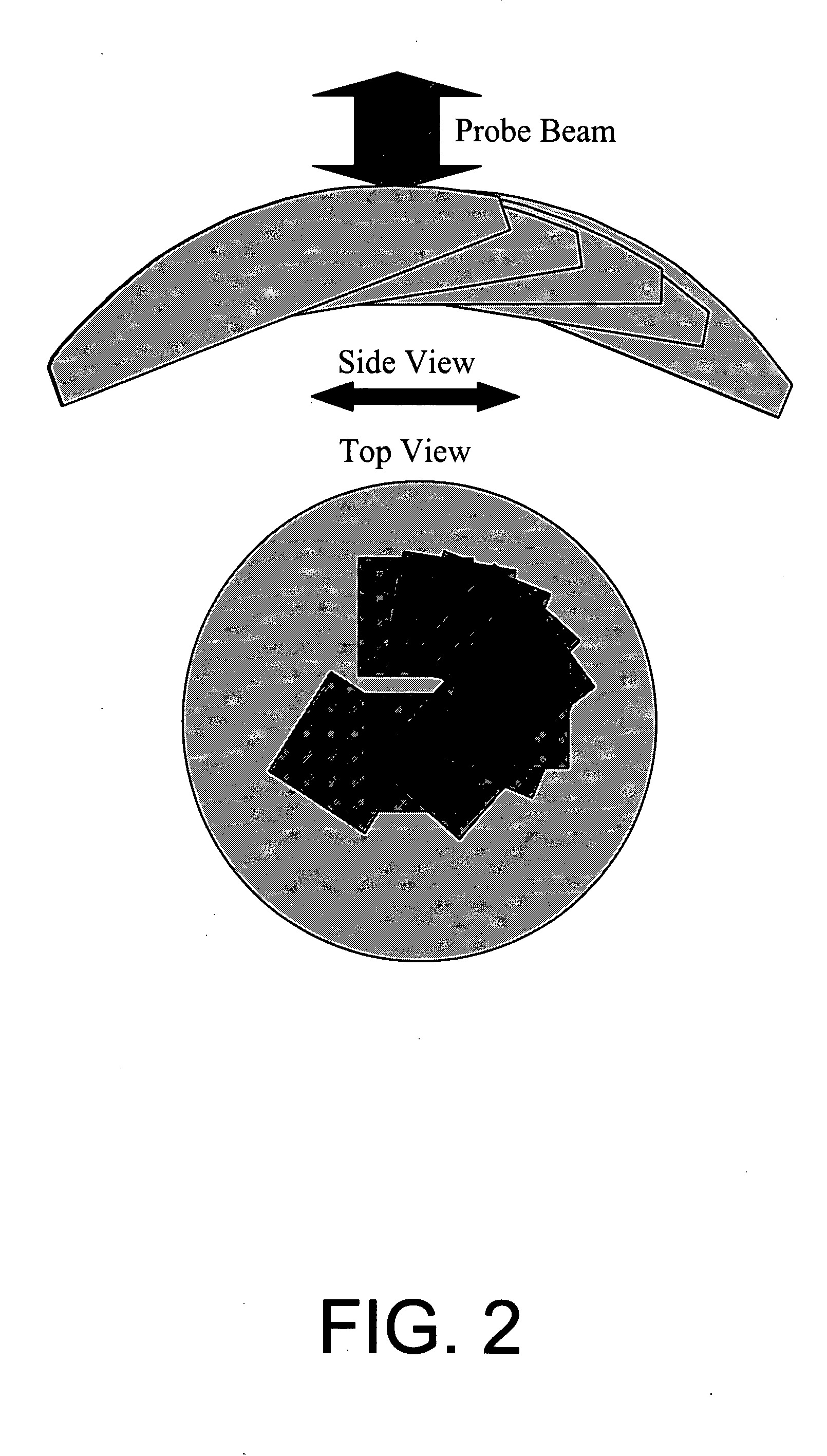 Geometric measurement system and method of measuring a geometric characteristic of an object