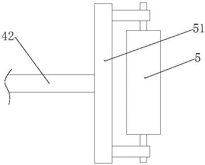 High-efficiency paper pressing device used for paper printing machine