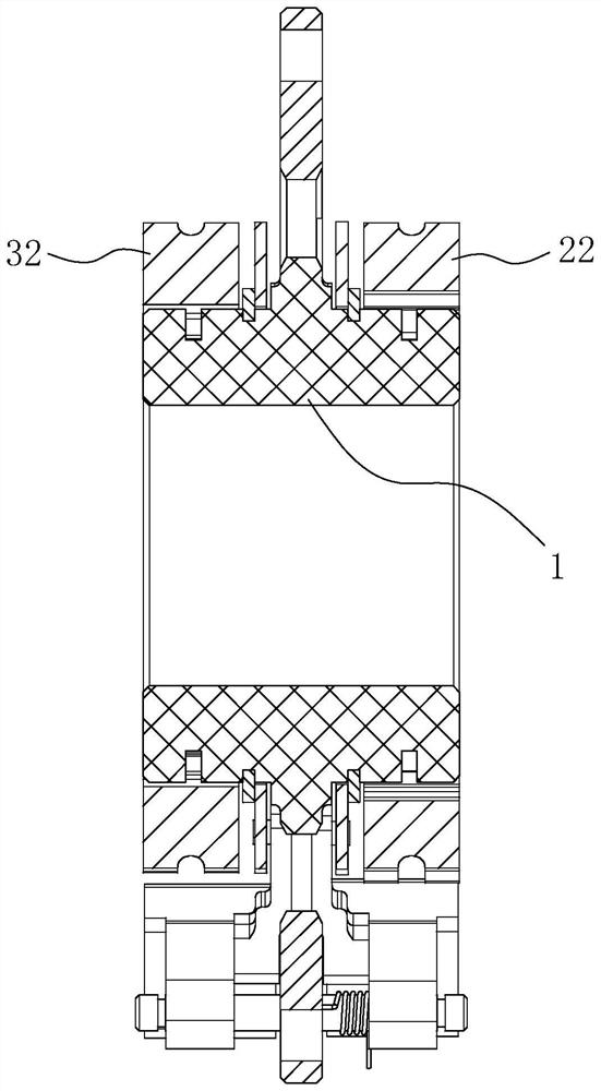 Centrifugal clutch assembly integrated structure and automatic speed change hub with large speed change ratio