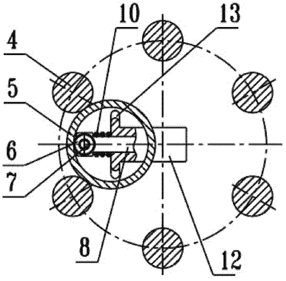 A contact structure of an off-excitation tap changer