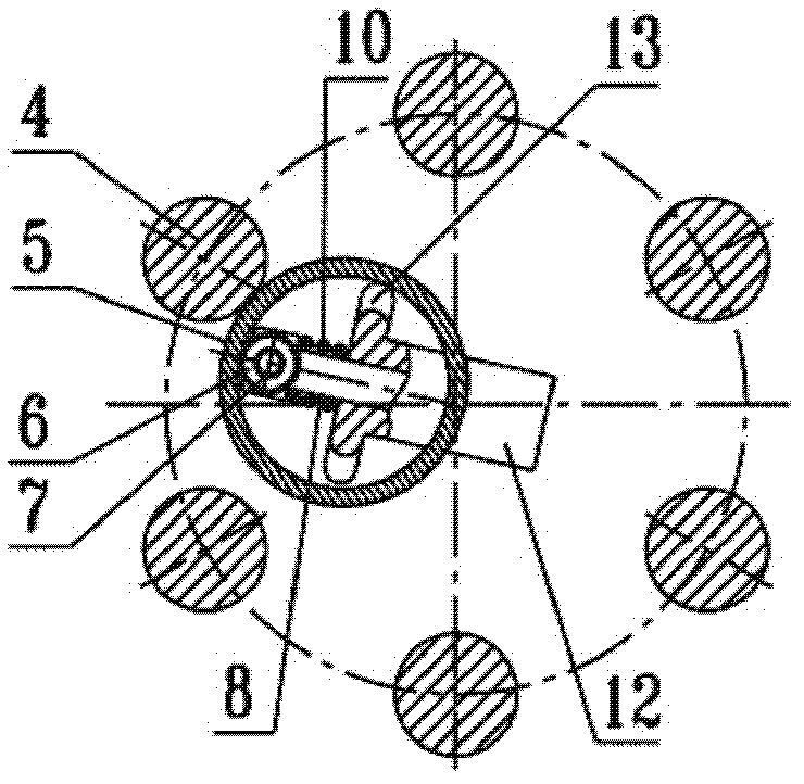 A contact structure of an off-excitation tap changer