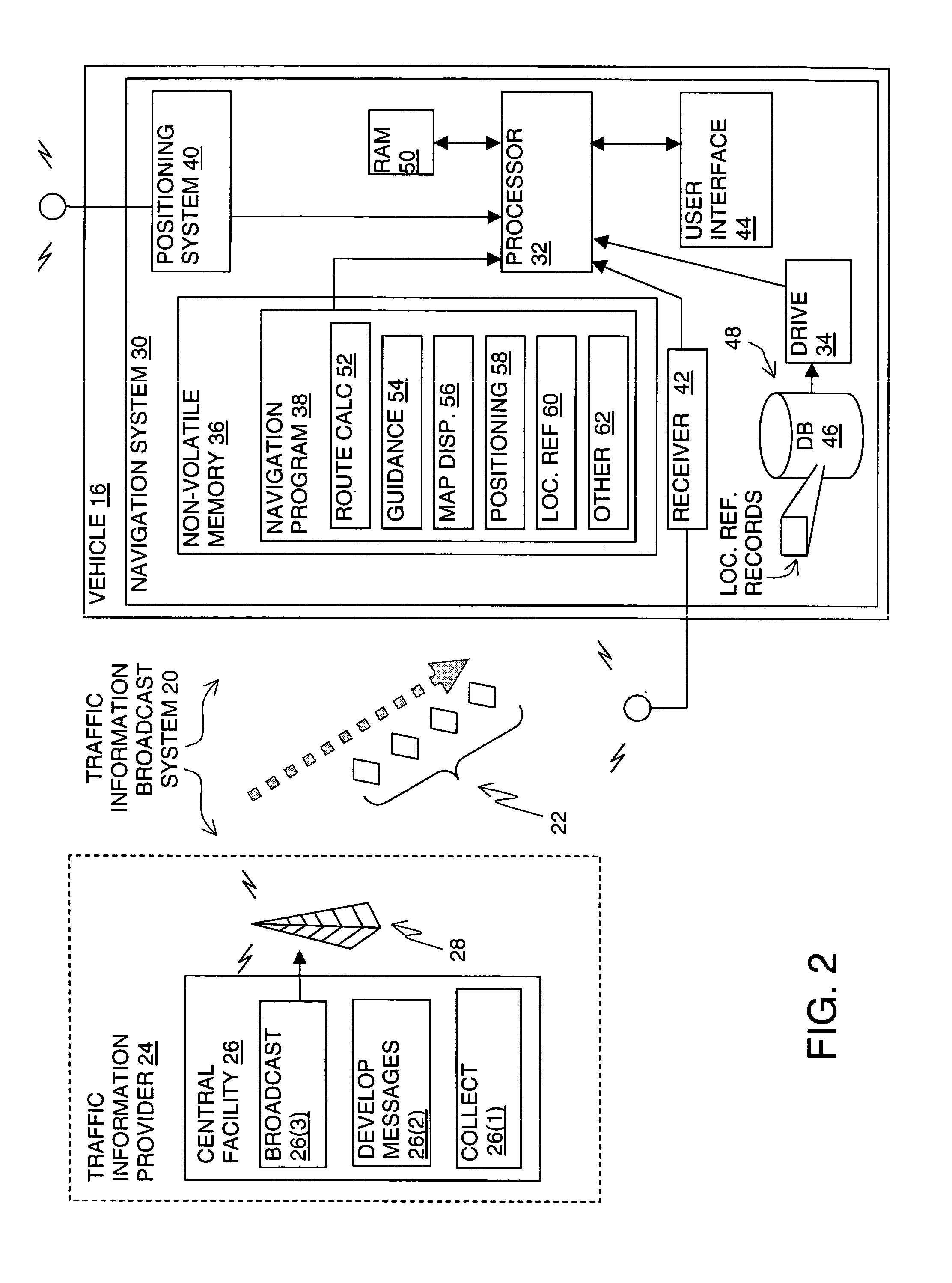 Method and system for developing traffic messages