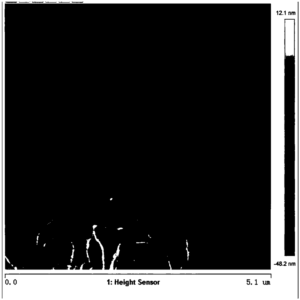 Artificial dermis repair material and preparation method thereof