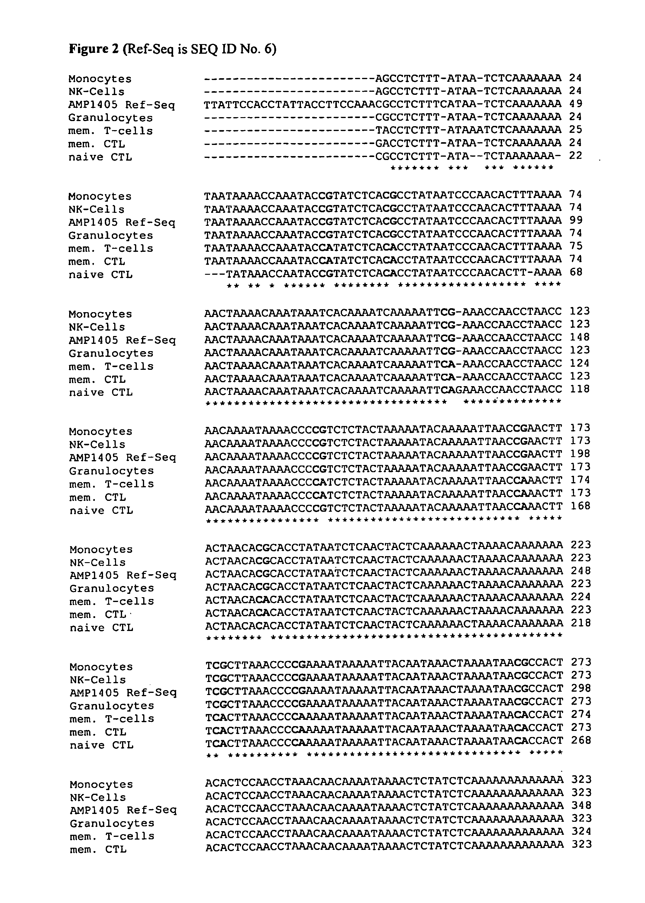 Epigenetic Markers for the Identification of Blood Sub-Cells of Type 1