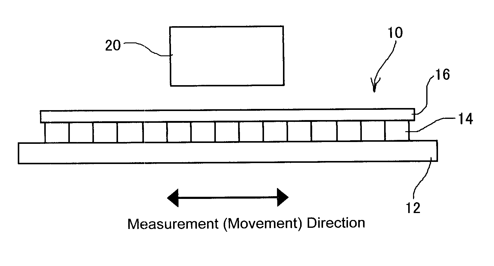 Structure for protecting scale graduations