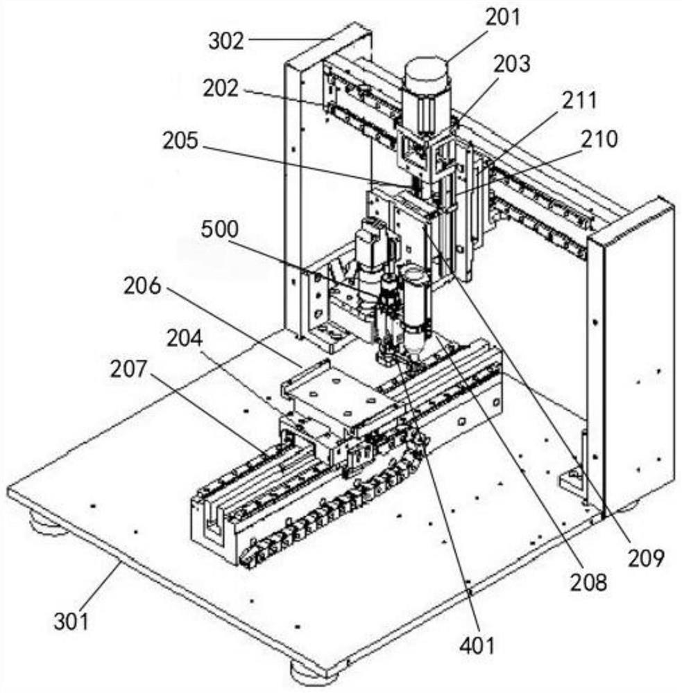 Three-valve injection dispensing machine