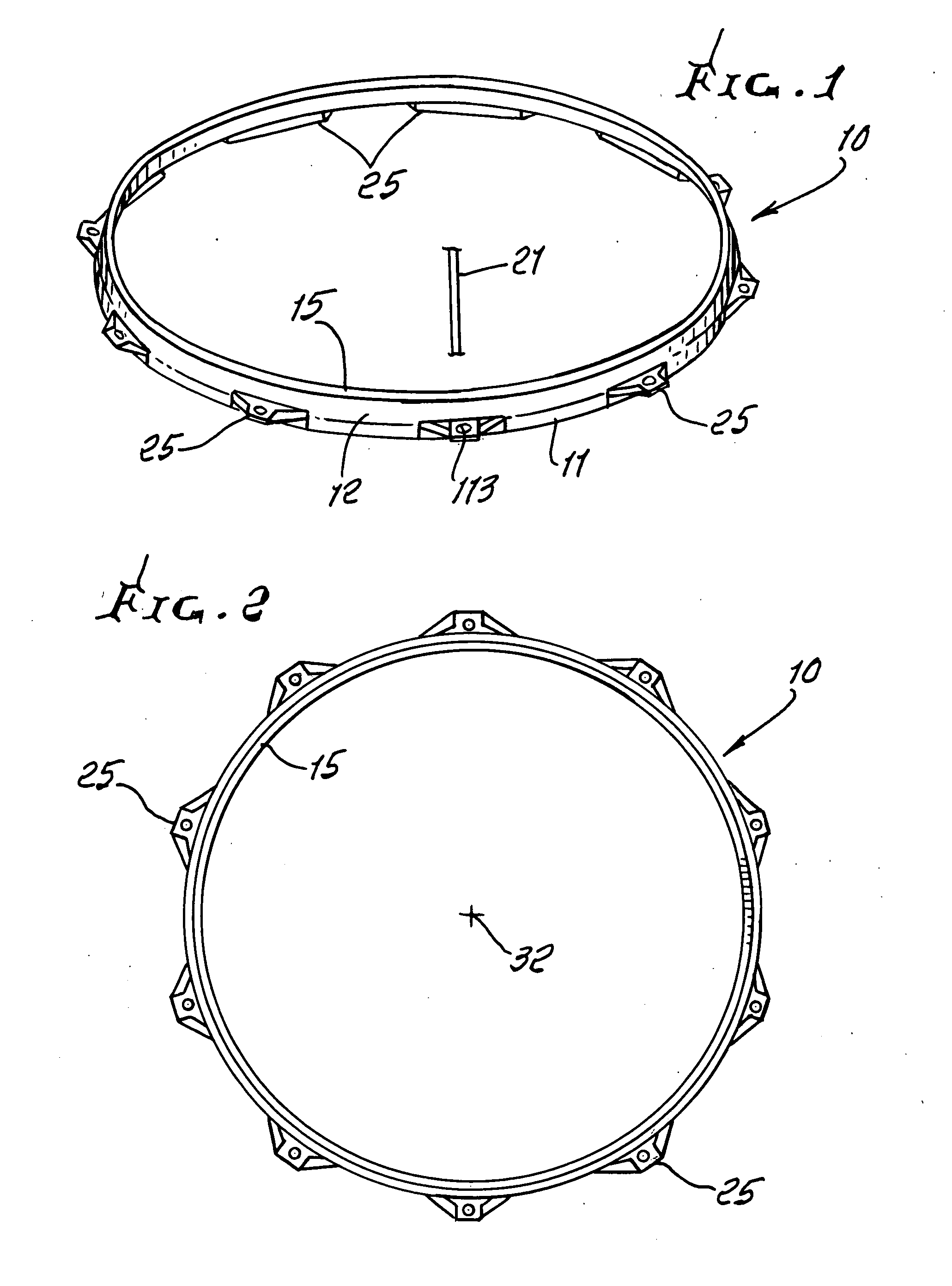 Precision safety hoop for drum