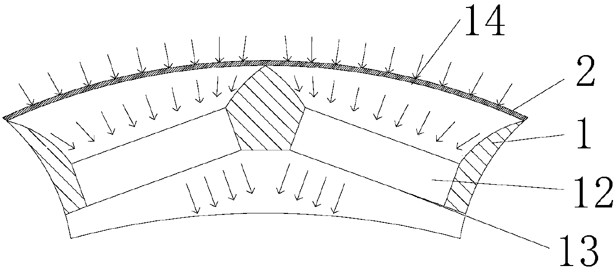 Respirator and active air supplying type breathing protective device with respirator