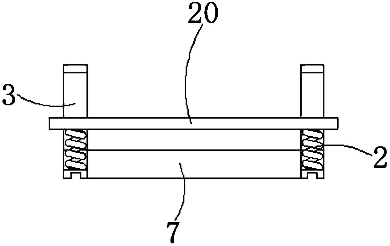 Downward-pressing-type production equipment for multilayer gum dipping paper laminated board