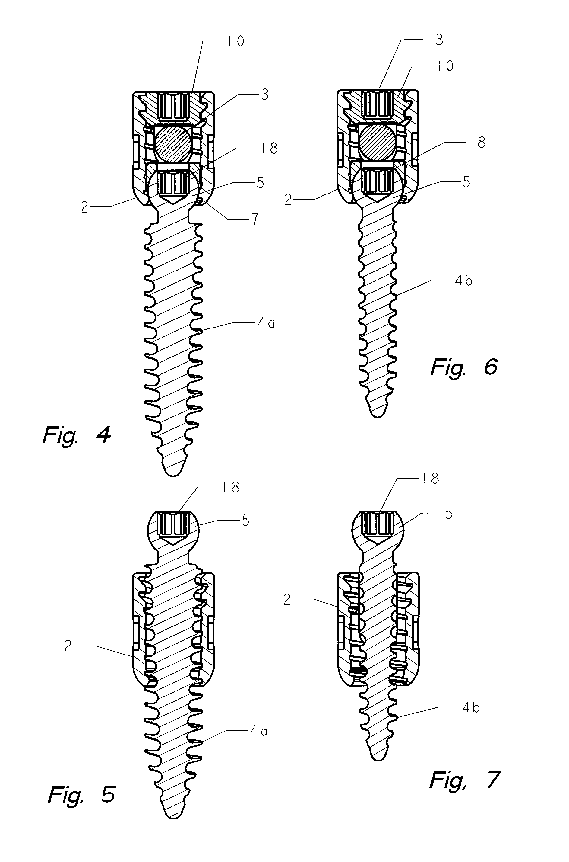 Polyaxial bone screw