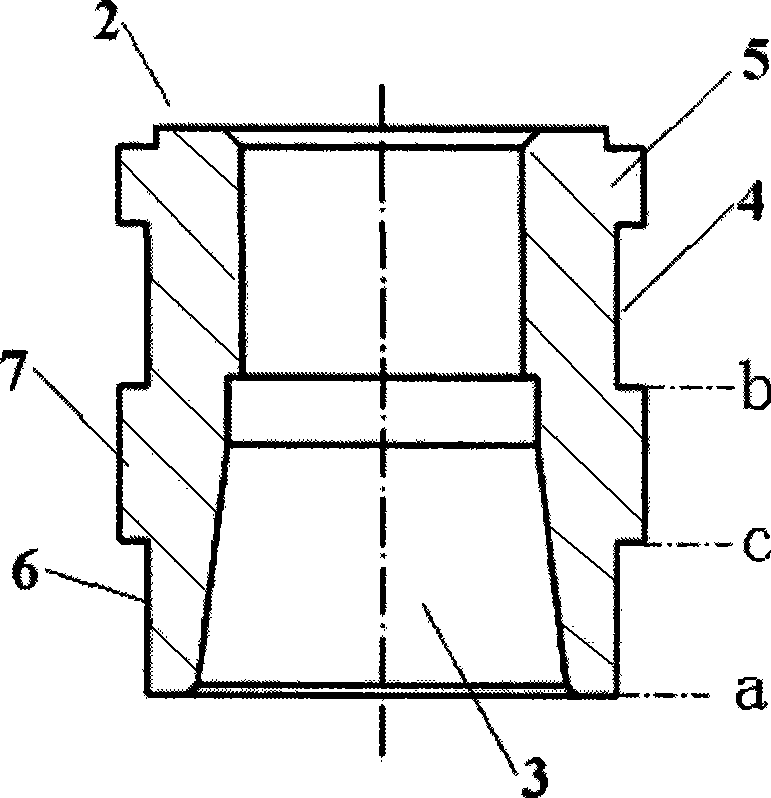 Mounting structure of steering wheel central bush