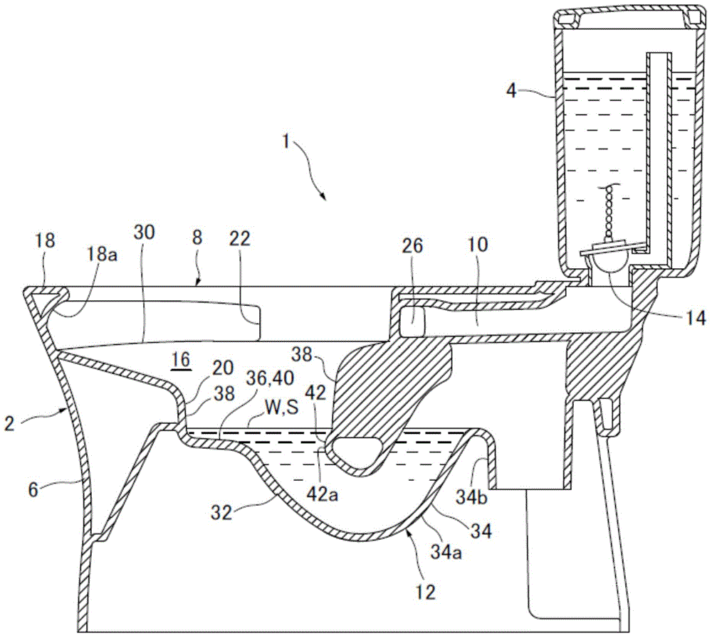 Flush toilet apparatus