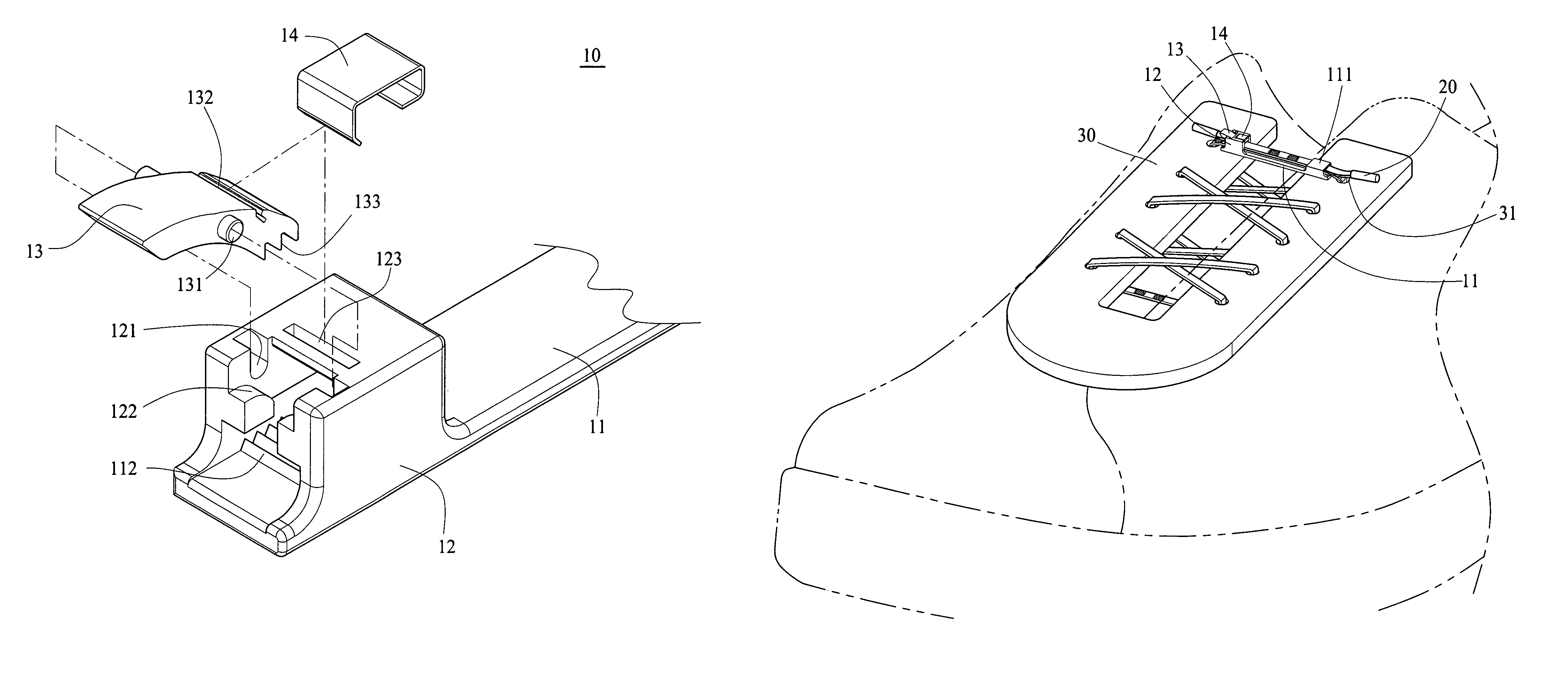 Shoelace with shoelace fastener