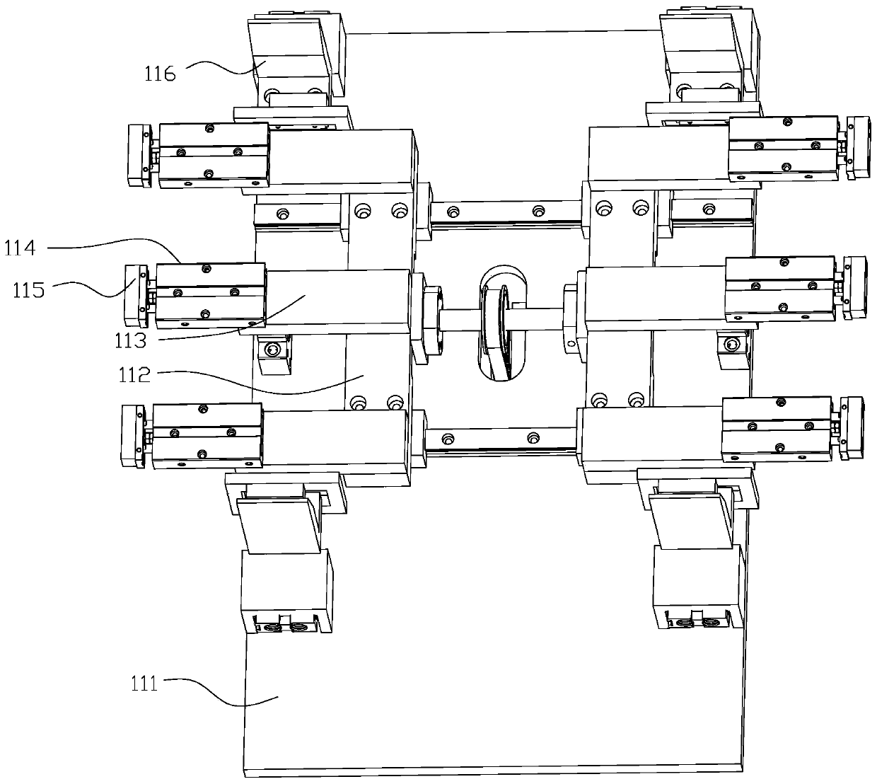 Household appliance panel riveting equipment and method