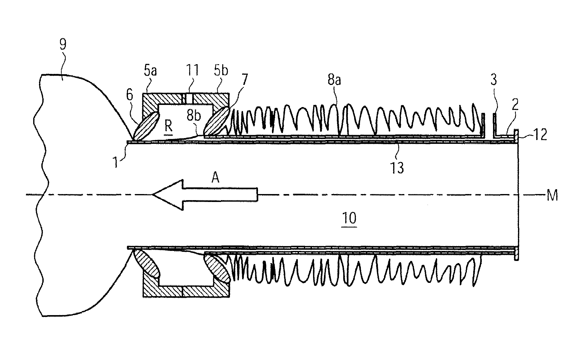 Method and device for filling paste-like substances into skins