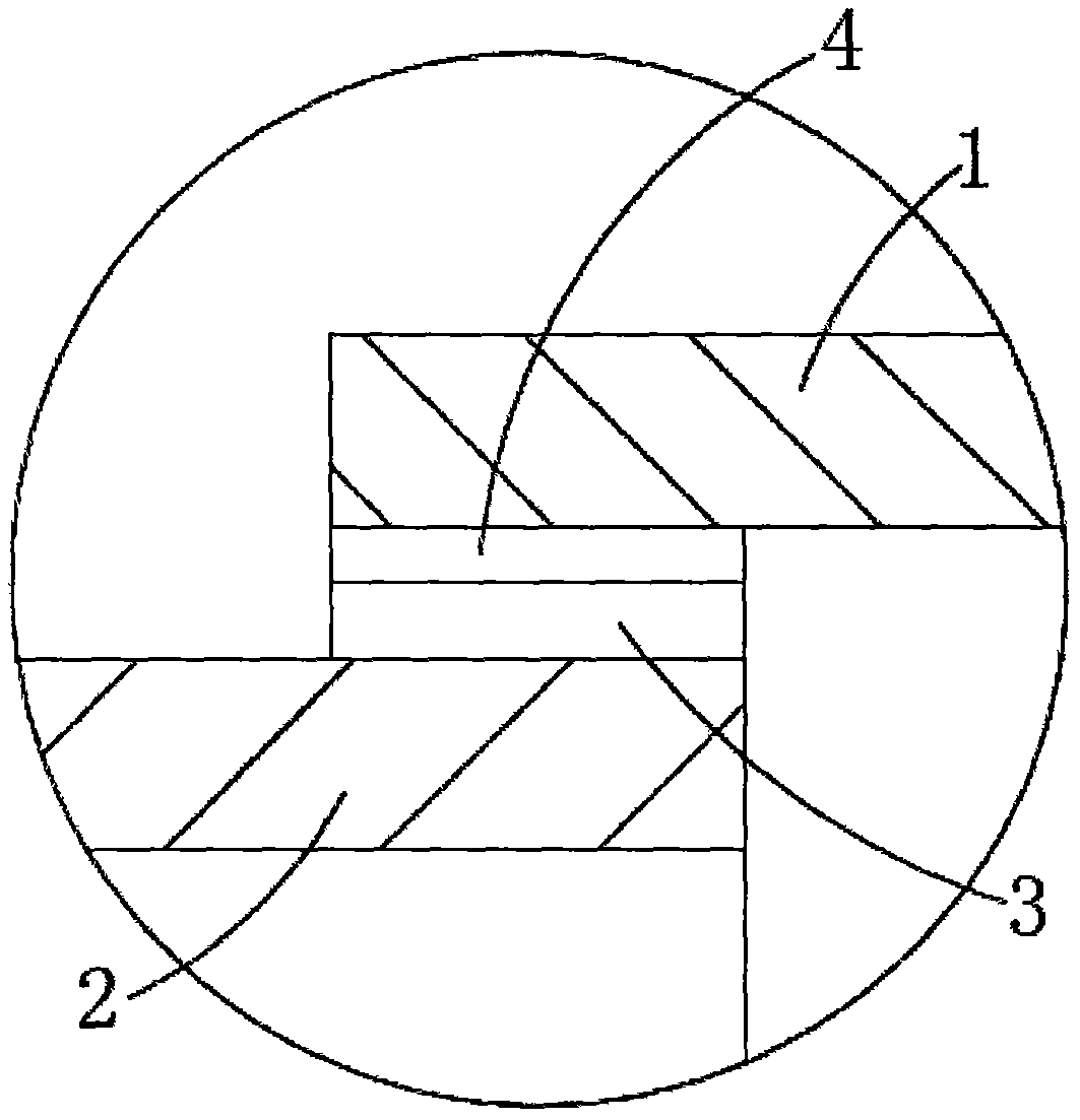 Glass and kovar connecting structure and low-temperature sintering method