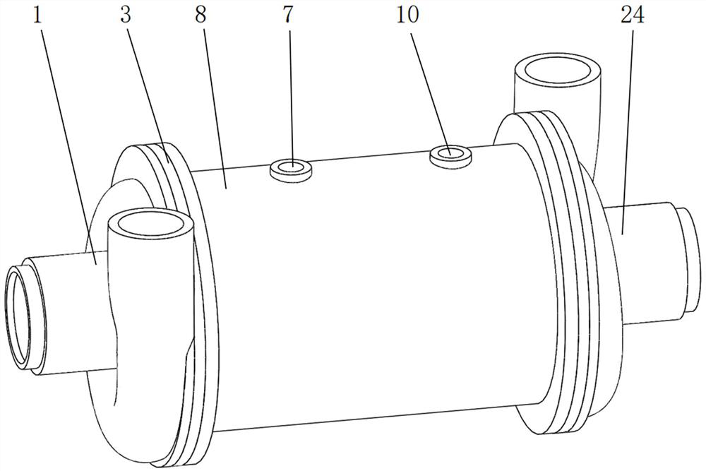 Centrifugal air compressor based on hydrogen fuel cell engine