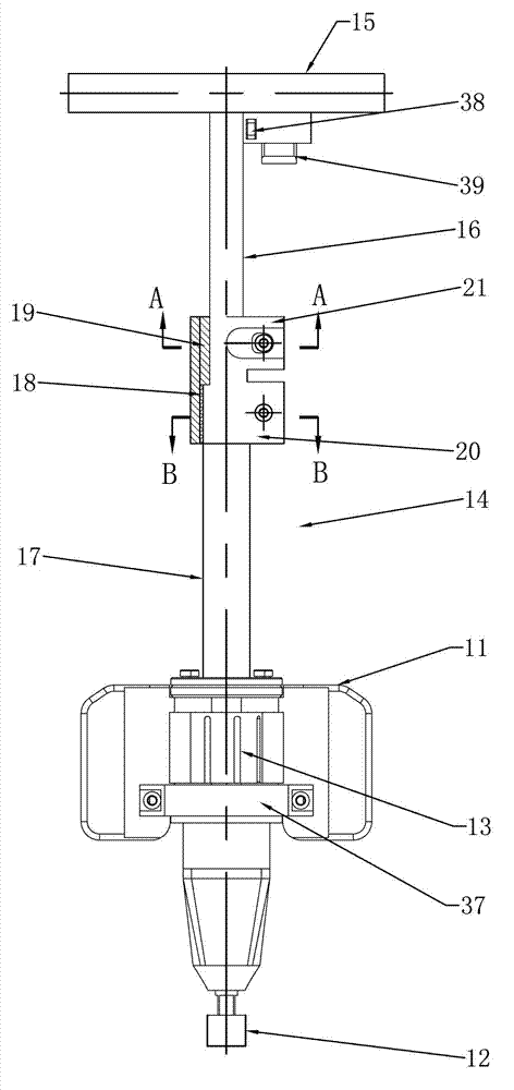 Vertical double-electric-torque wrench