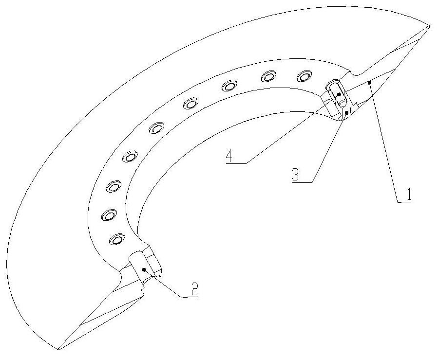 A connection structure of a composite material joint