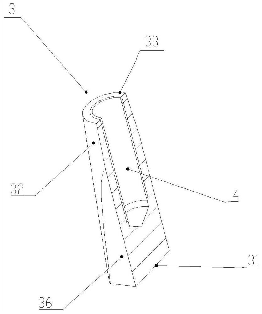 A connection structure of a composite material joint