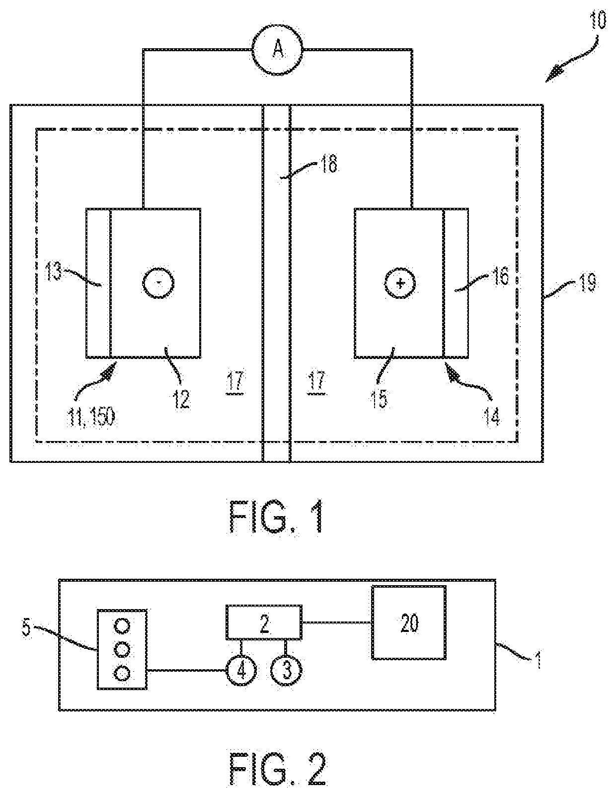 Electrodes including fluoropolymer-based solid electrolyte interface layers and batteries and vehicles utilizing the same