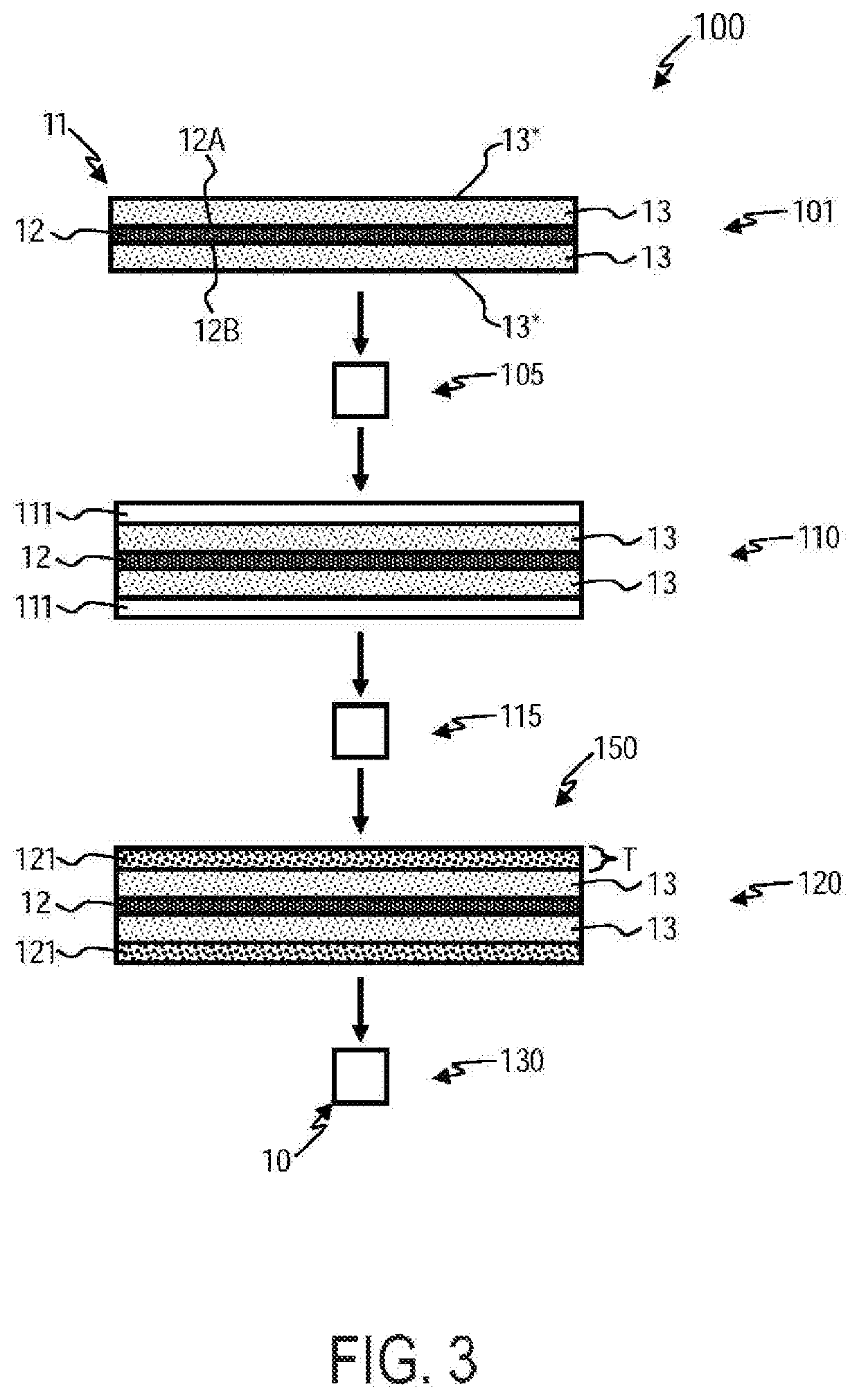 Electrodes including fluoropolymer-based solid electrolyte interface layers and batteries and vehicles utilizing the same