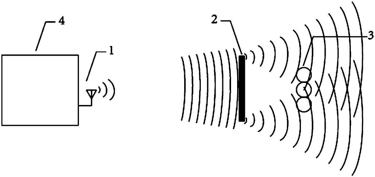 Long-distance small displacement detecting method based on microwave signals